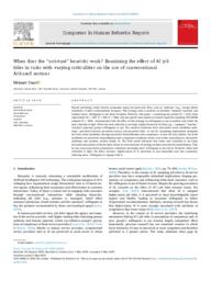 When does the “assistant” heuristic work? Examining the effect of AI job titles in tasks with varying criticalities on the use of conversational AI-based services